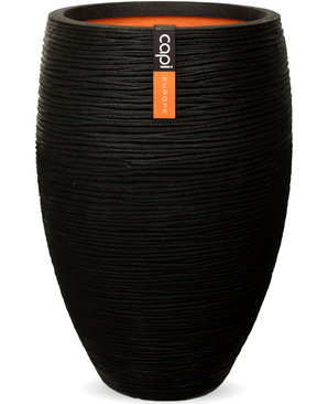 Capi Tutch Vase Elegant Deluxe Rib Sort 72cm