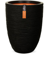 Capi Tutch Vase Elegant Rib Sort 58cm