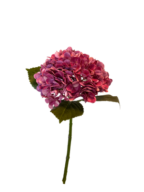 Kunstig Charlotte Hortensia Real Touch Lilla 55cm