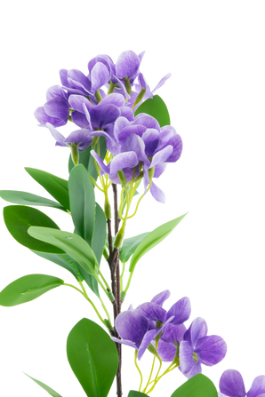 Kunstig Hortensia Gren Real Touch Lyslilla 80cm
