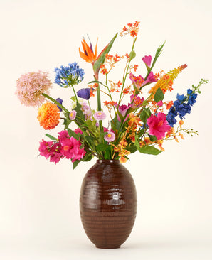 Kunstig silkeblomsterbukett Tropical Firework