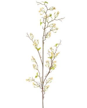 Kunstig Blomster Gren Kremhvit 157 cm