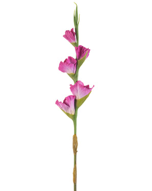 Kunstig Gladiol Fuchsia 83 cm