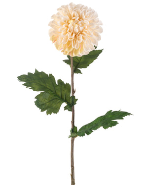 Kunstig Dahlia Stilk Kremhvit 75 cm
