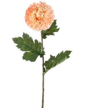 Kunstig Dahlia Stilk Fersken 75 cm