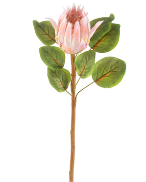 Kunstig Protea Stilk Rosa 65 cm