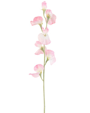 Kunstig Erteblomst Stilk Lys Rosa 64 cm