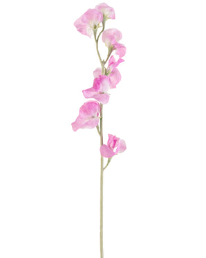 Kunstig Erteblomst Stilk Rosa 64 cm