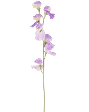Kunstig Erteblomst Stilk Lyslilla 64 cm