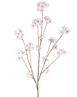 Kunstig Kirsebærblomst Lys Rosa 130 cm