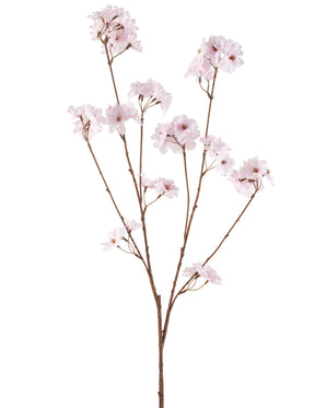 Kunstig Kirsebærblomst Lys Rosa 114 cm
