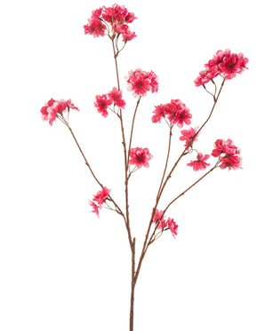Kunstig Kirsebærblomst Fuchsia 114 cm