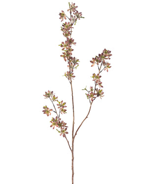 Kunstblomst 102 cm lilla/grønn