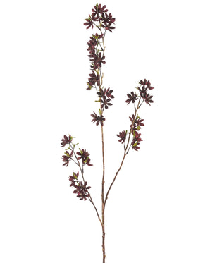 Kunstblomst 102 cm bordeaux