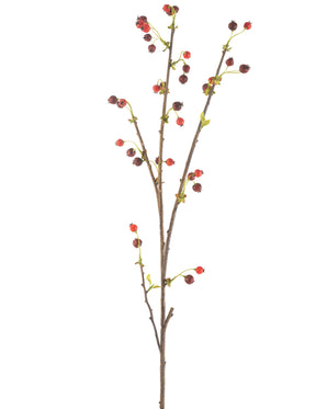 Kunstig Nypegren Rød 112 cm