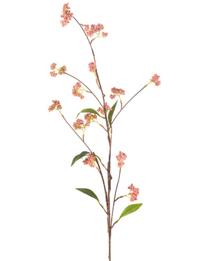 Kunstig Blomsterstilk Rosa 95 cm
