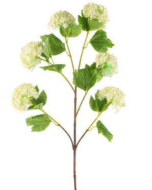 Kunstig Viburnum Snøball Grønn 94 cm
