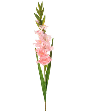 Kunstig Gladiol Rosa 93 cm