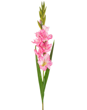 Kunstig Gladiol Mørk rosa 93 cm