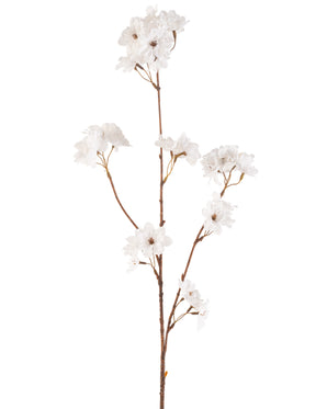 Kunstig Kirsebærblomst Krem 85 cm