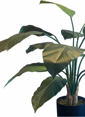 Kunstig Spathiphyllum Fredslilje 80 cm