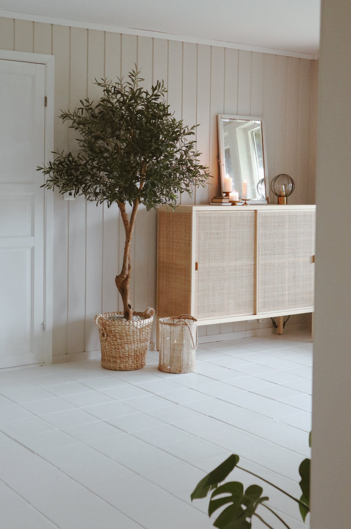 Kunstig Oliventre "Twist" 190cm