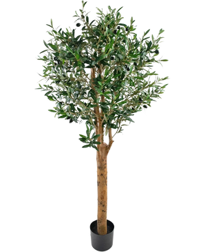 Kunstig Oliventre Fyldig UV 155 cm