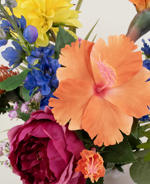 Kunstig Blomsterbukett Hibiscus Fiesta