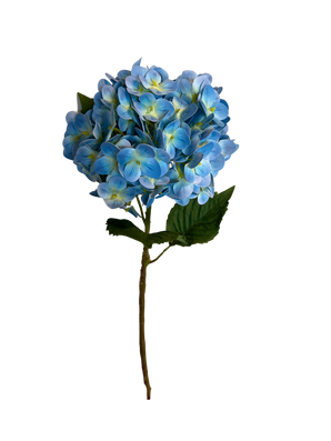 Kunstig Hortensia Real Touch Blå 58cm