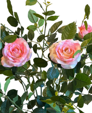 Kunstig Rosebusk Rosa 60 cm