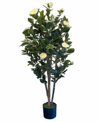 Kunstig Plante Camellia 140 cm hvit