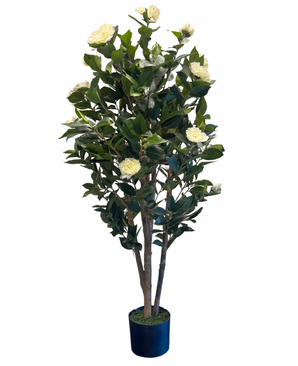Kunstig Plante Camellia 140 cm hvit