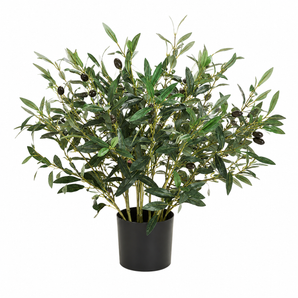 Kunstig Olivenbusk m/Oliven 50 cm