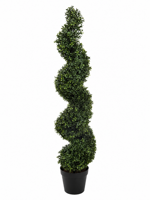 Kunstig Buksbom Spiral Deluxe UV 180 cm
