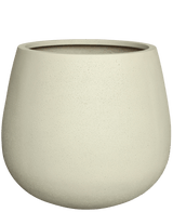 Plantenbak Polystone Coated Plain Skarf Beige