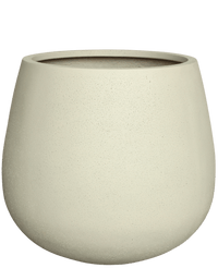 Plantenbak Polystone Coated Plain Skarf Beige