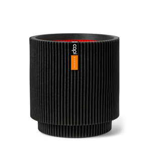 Capi Tutch Vase Groove Sort 38cm