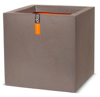 Capi Tutch Potte Kube Mørk Beige 30cm