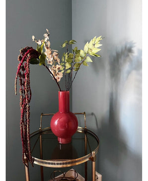 Kunstig Amaranthus Stilk Vinrød 122cm