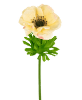 Kunstig Anemone Real Touch gul 52cm