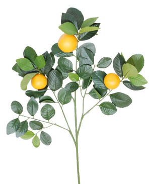 Kunstig Appelsin Gren 56cm x3 frukter