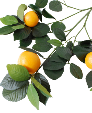 Kunstig Appelsin Gren 56cm x3 frukter