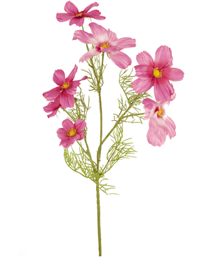 Kunstig Blomst Cosmos Fuchsia 74cm