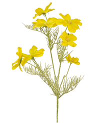 Kunstig Blomst Cosmos Gul 74cm