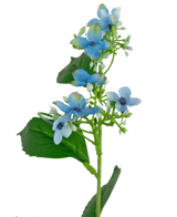 Kunstig blomst Wild Hortensia blå 93cm