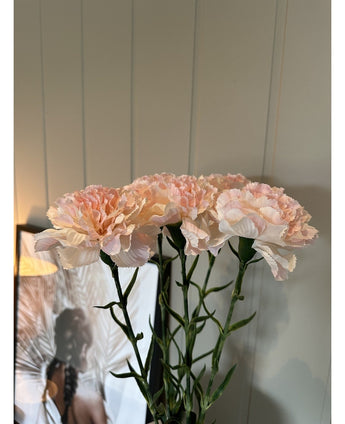 Kunstig Blomster Nellik Rosa/Peach 67cm