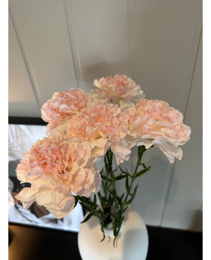 Kunstig Blomster Nellik Rosa/Peach 67cm