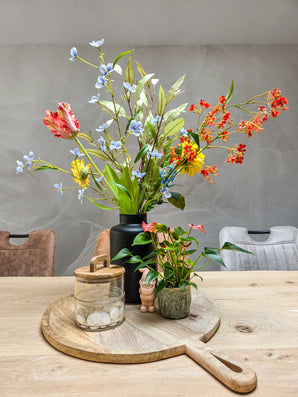 Kunstig Blomsterbukett Lemon Garden 85 cm