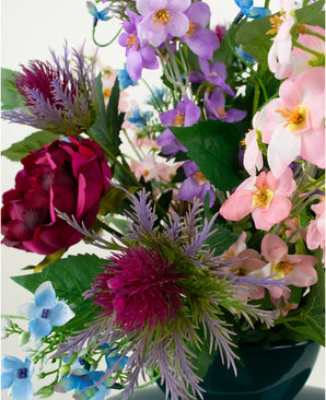 Kunstig Blomsterbukett Moonlit Meadow 85 cm