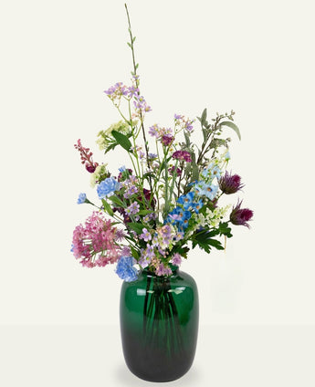 Kunstig Blomsterbukett Purple Rain 97cm